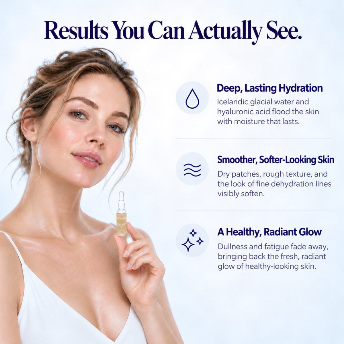 Hyaluronic & Caviar gold ampoules combo box