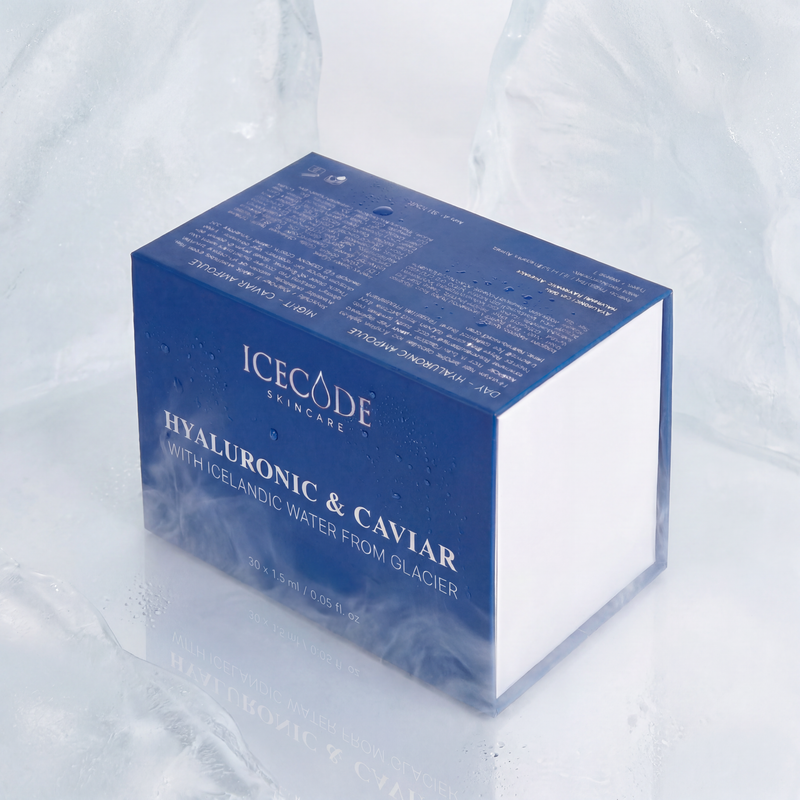 Hyaluronic & Caviar gold ampoules combo box